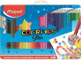 Maped Color`Peps fém dobozos háromszögletű színes ceruza készlet, 48 szín