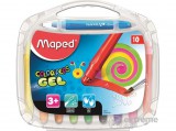 Maped "Color`Peps GEL" kitekerhető zsírkréta, 10 különböző szín