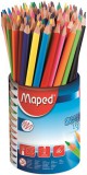 Maped Color`Peps háromszögletű színes ceruza készlet ceruzatartóval (72 db)