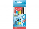 Maped Color`Peps Ocean kimosható filctoll készlet, 6 szín
