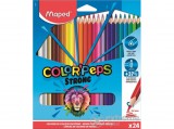 Maped Color Peps Strong háromszögletű színes ceruza készlet, 24 db
