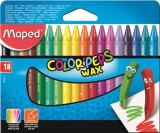 MAPED "Color`Peps Wax" 18 különböző színű zsírkréta