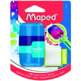 MAPED: Connect kétlyukú, tartályos hegyező és radír - többféle