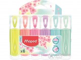 Maped Fluo Peps Quality szövegkiemelő készlet, 6 pasztell szín