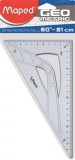 MAPED "Geometric" 60° 21 cm műanyag háromszög vonalzó