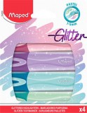 MAPED "Glitter Fluo Peps" 1-5 mm vegyes pasztell színű szövegkiemelő készlet