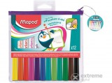 Maped Marker Peps kimosható táblamarker készlet fehér táblához, 1,5 mm, 12 db
