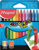 MAPED Zsírkréta, MAPED "Color`Peps" Wax, 12 különböző szín