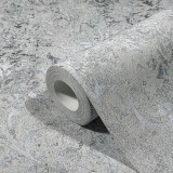 Marburg Szürke-ezüst kopottas barokk mintás tapéta (City Glow 34294)