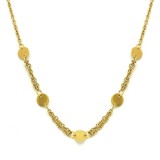 Maria King 5 karika charmos dupla nyaklánc, arany színű