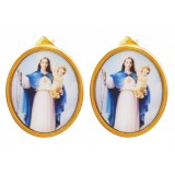 Maria King Akzent Szűz Mária fülbevaló, arany színű