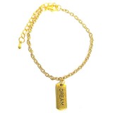 Maria King ÁLMODJ karkötő charmmal, arany vagy ezüst színben