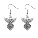 Maria King Angyalka fülbevaló, választható arany vagy ezüst színű akasztóval