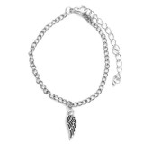Maria King Angyalszárny karkötő charmmal, arany vagy ezüst színben