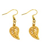 Maria King Arany színű falevél fülbevaló II.