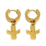 Maria King Arany színű nemesacél Angyalka fülbevaló