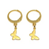 Maria King Arany színű nemesacél Pillangó fülbevaló