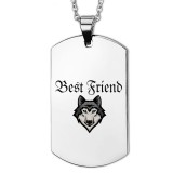 Maria King Best Friend (legjobb barát) farkasfejes medál láncra, vagy kulcstartóra (többféle)