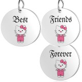 Maria King Best Friends Forever Hello Kitty hármas medál lánccal vagy kulcstartóval