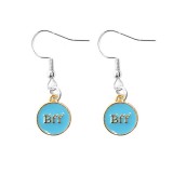 Maria King Best Friends Forever (Legjobb barátok örökké) kék fülbevaló, ezüst színű