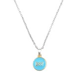 Maria King Best Friends Forever (Legjobb barátok örökké) kék gyerek nyaklánc medállal