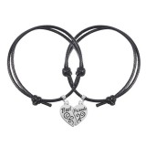 Maria King Best friends páros karkötő, fekete