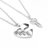 Maria King Best friends páros nyaklánc, szív és kulcs