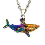 Maria King Cápás medál lánccal