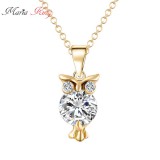 Maria King cirkónium baglyos medál nyaklánccal