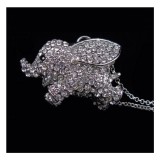 Maria King Csillogó elefántos ezüst színű medál nyaklánccal