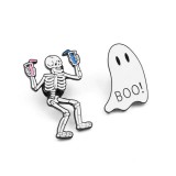 Maria King Csontváz és Szellem kitűző, 2 db-os