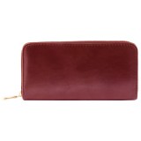 Maria King designbőr klasszikus pénztárca, bordó