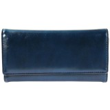 Maria King designbőr klasszikus pénztárca, kék