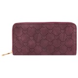 Maria King designbőr szívecskés pénztárca, lila