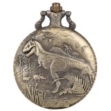 Maria King Dinoszauruszos nemesacél zsebóra lánccal