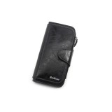 Maria King Dizájn bőr divat női pénztárca, fekete