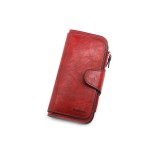 Maria King Dizájn bőr divat női pénztárca, piros