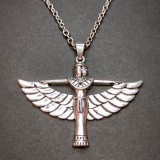 Maria King Egyiptomi istennő medál lánccal, ezüst színű