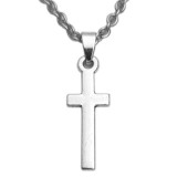Maria King Egyszerű kereszt medál lánccal vagy kulcstartóval