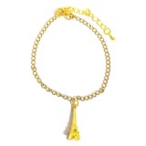 Maria King Eiffel-torony karkötő charmmal, arany vagy ezüst színben