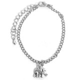 Maria King Elefántos (2) karkötő charmmal, arany vagy ezüst színben