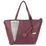 Maria King elegáns női kézitáska, bordó