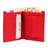 Maria King Excellanc mini női bőr pénztárca, piros