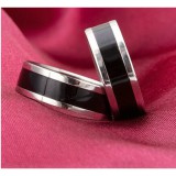 Maria King Ezüst - fekete karikagyűrű, 6