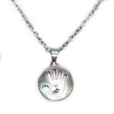 Maria King Ezüst színű Kéz a Kézben medál nyaklánccal