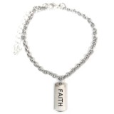 Maria King Faith/Hit karkötő charmmal, arany vagy ezüst színben