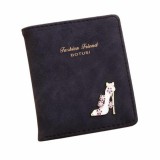 Maria King Fashion Friend műbőr magassarkú cipős pénztárca, fekete