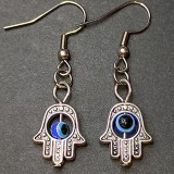 Maria King Fatima keze evil eye dísszel fülbevaló