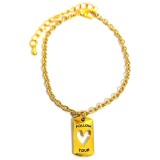 Maria King Follow your Heart 2. (Kövesd a szíved) karkötő charmmal, arany vagy ezüst színben