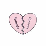 Maria King 'Friends forever' (Örökké barátok) szív kitűző